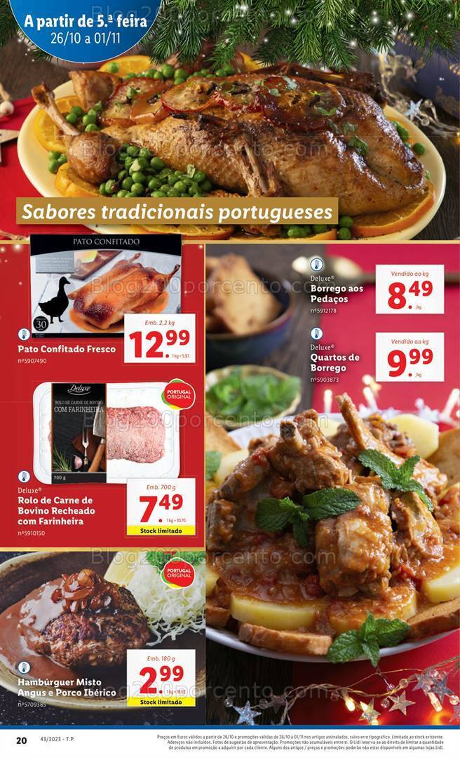 Antevisão Folheto LIDL Promoções de 26 outubro a 1 novembro