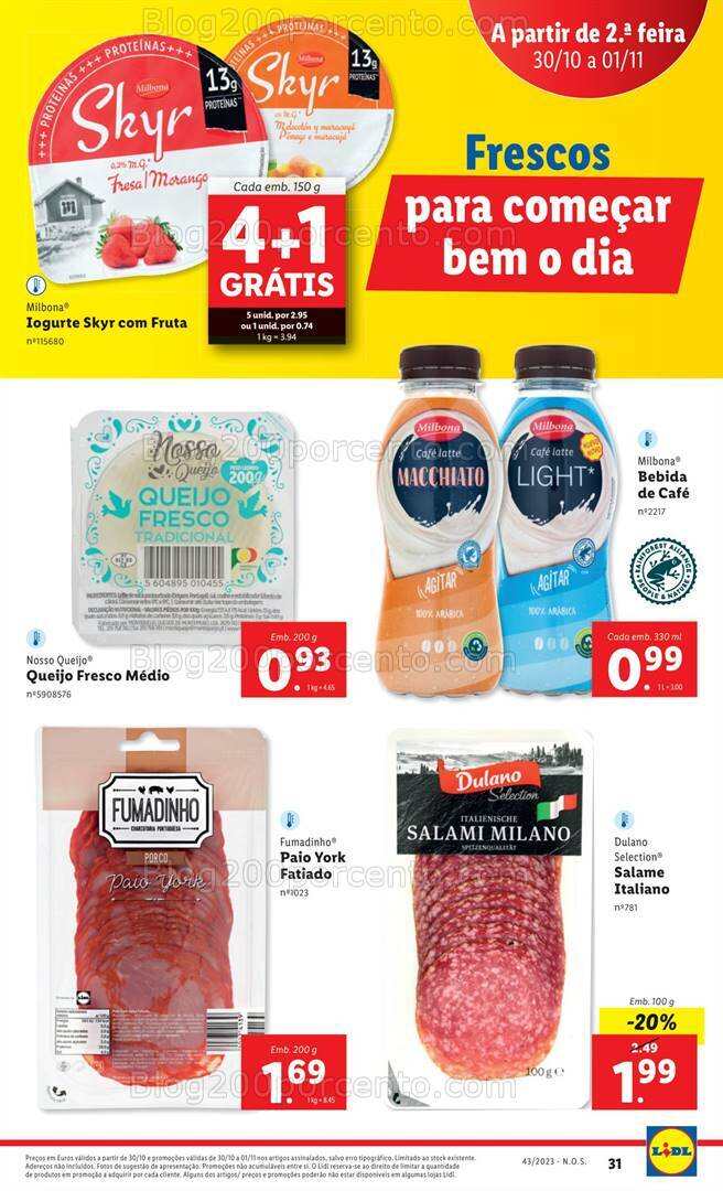 Antevisão Folheto LIDL Promoções de 26 outubro a 1 novembro