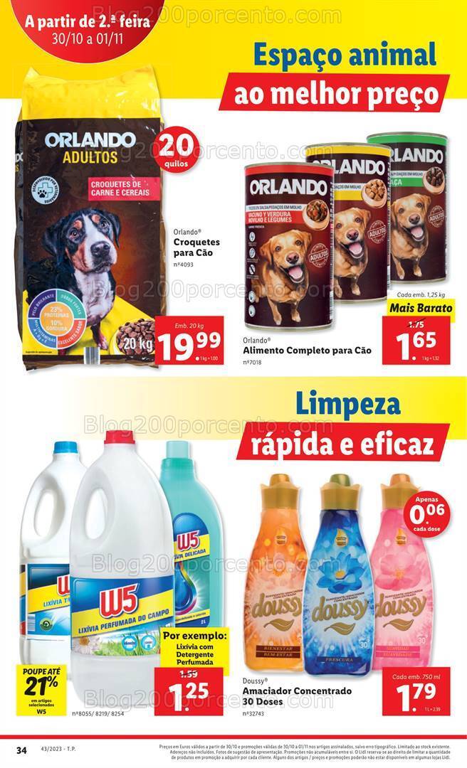 Antevisão Folheto LIDL Promoções de 26 outubro a 1 novembro