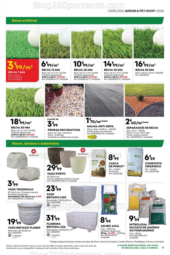 Antevisão Folheto BRICOMARCHÉ Especial Jardim e Pet-Shop Promoções de 20 março a 4 maio