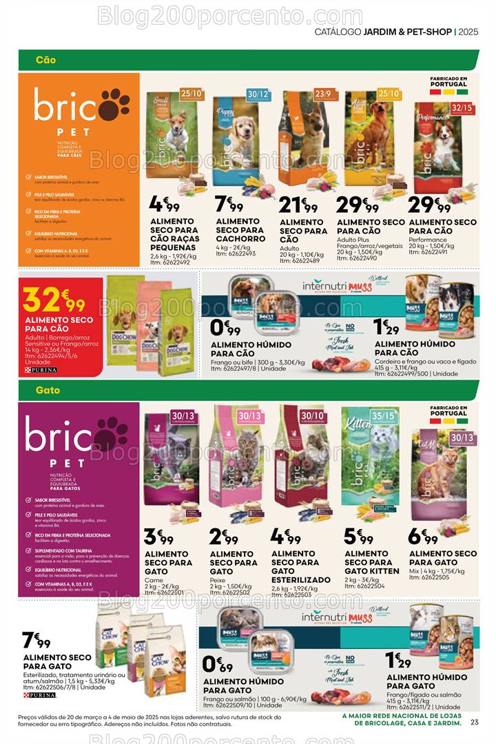 Antevisão Folheto BRICOMARCHÉ Especial Jardim e Pet-Shop Promoções de 20 março a 4 maio