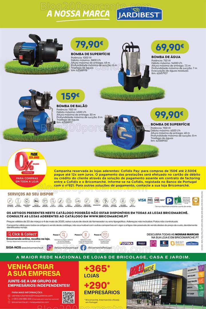 Antevisão Folheto BRICOMARCHÉ Especial Jardim e Pet-Shop Promoções de 20 março a 4 maio