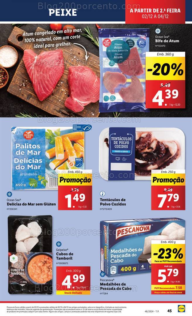 Antevisão Folheto LIDL Promoções de 2 a 4 dezembro
