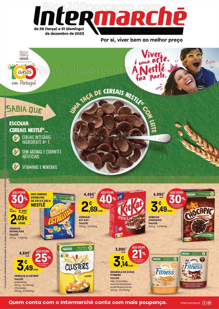 Antevisão Folheto INTERMARCHÉ Extra Promoções de 26 a 31 dezembro