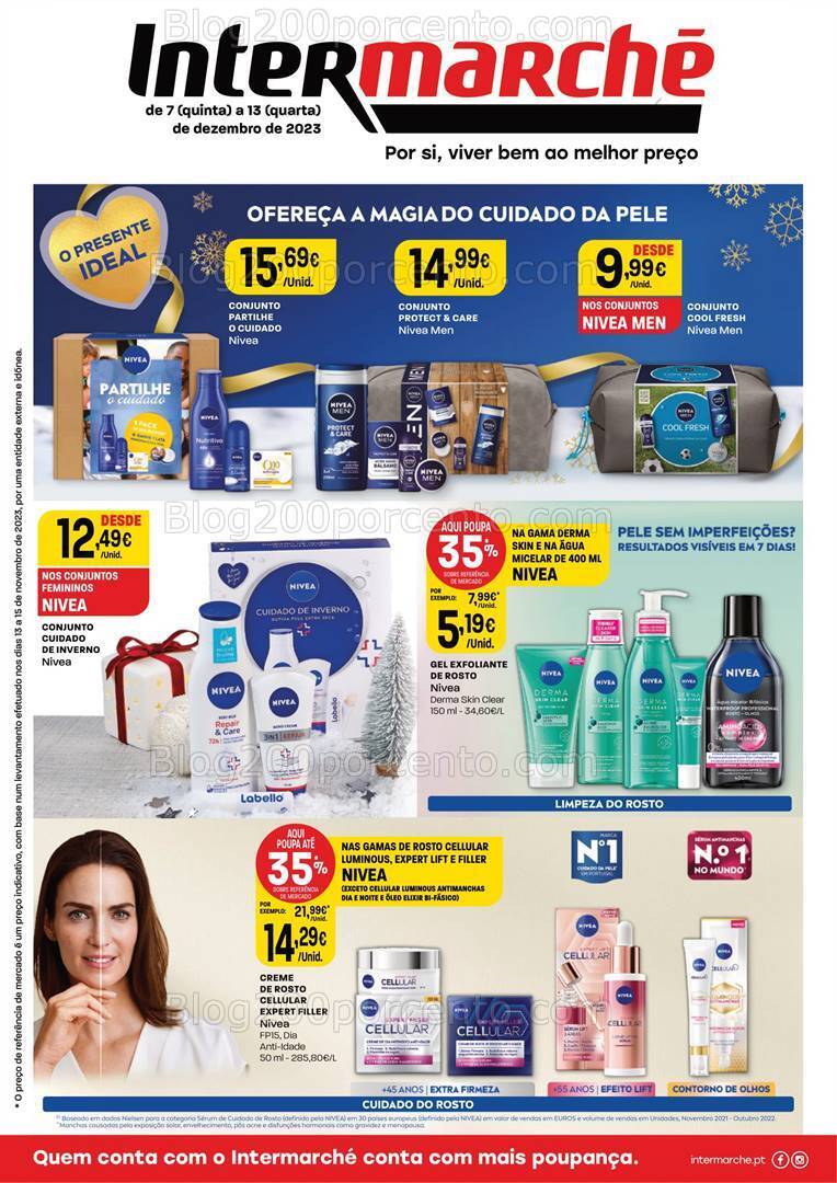 Antevisão Folheto INTERMARCHÉ Extra Nivea Promoções de 7 a 13 dezembro