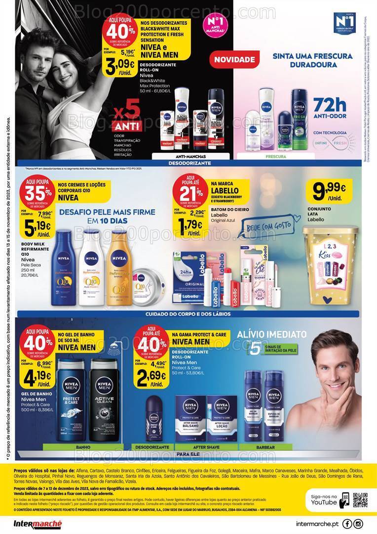 Antevisão Folheto INTERMARCHÉ Extra Nivea Promoções de 7 a 13 dezembro