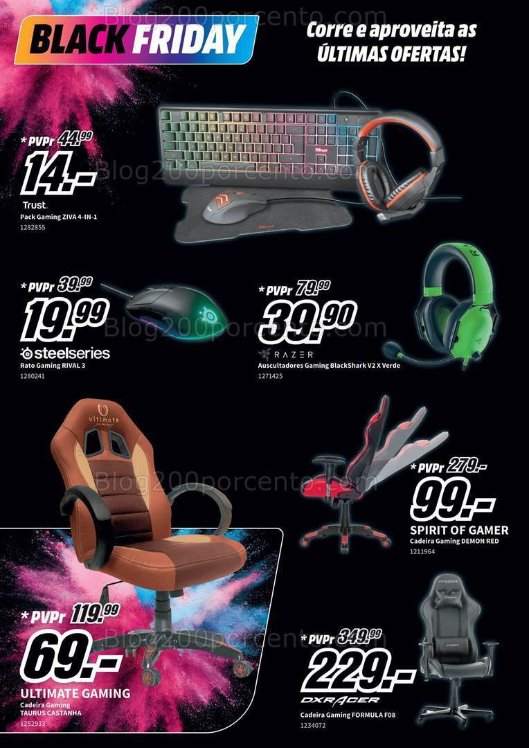 Antevisão Folheto MEDIAMARKT Black Friday Promoções de 23 a 26 novembro