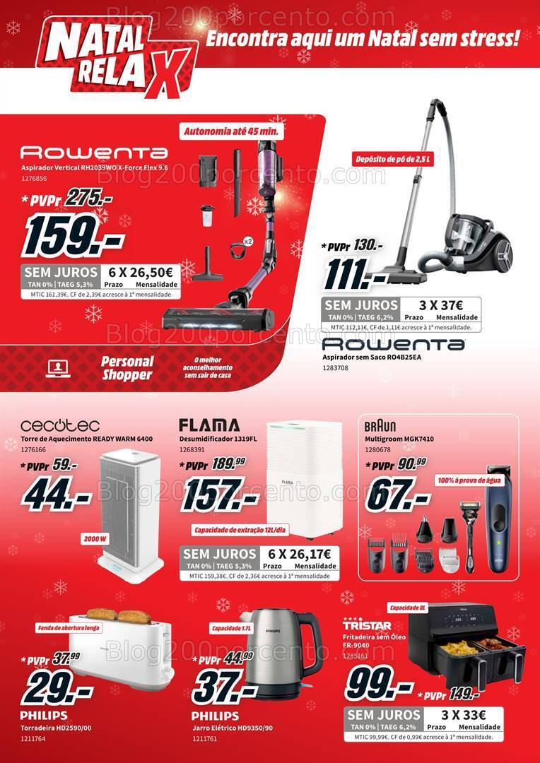 Antevisão Folheto MEDIA MARKT Natal Promoções de 12 a 18 dezembro