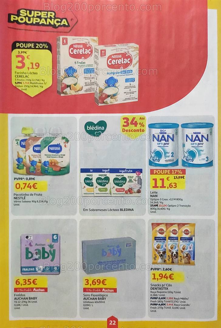 Antevisão Folheto MINIPREÇO - AUCHAN Promoções de 3 a 9 abril