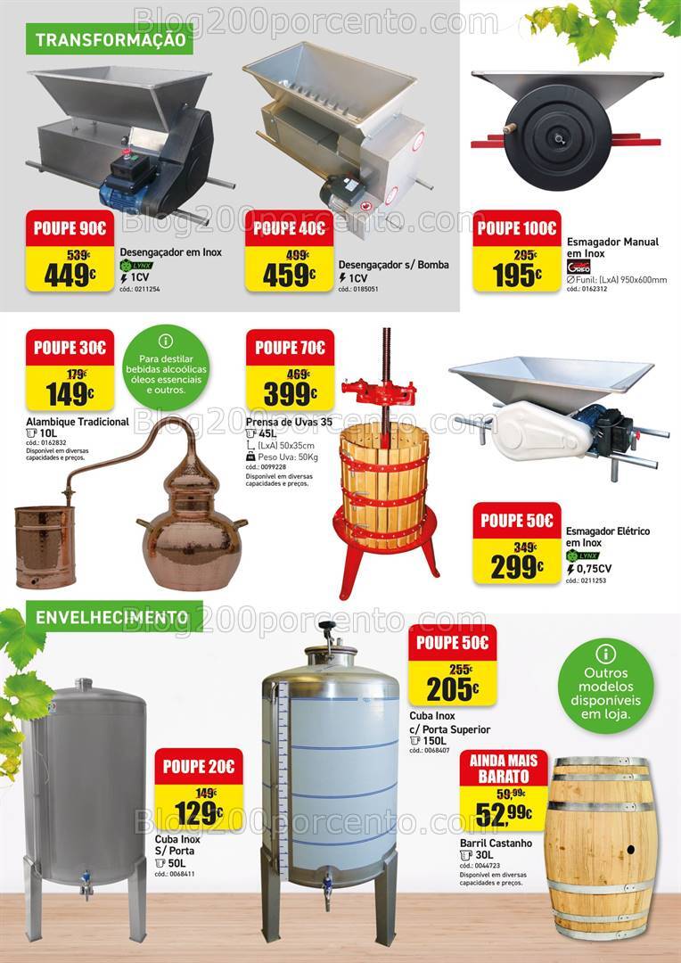 Antevisão Folheto AGRILOJA Vindimas Promoções até 8 setembro