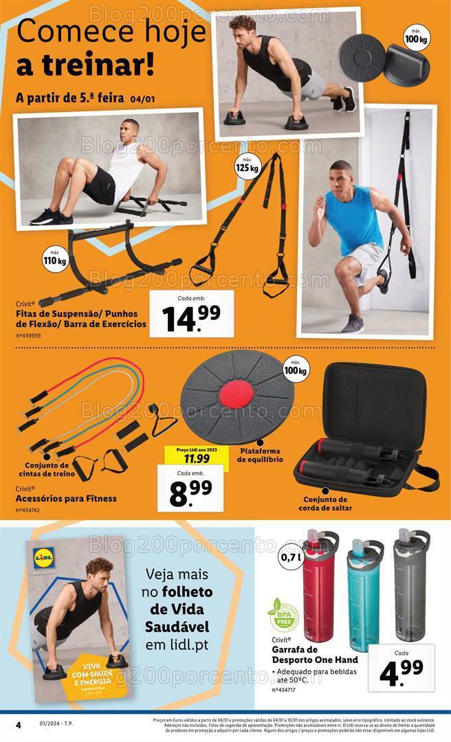 Antevisão Folheto LIDL Bazar Promoções a partir de 4 janeiro