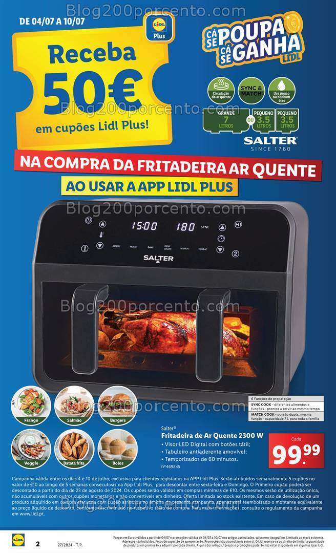 Antevisão Folheto LIDL Promoções de 4 a 10 julho