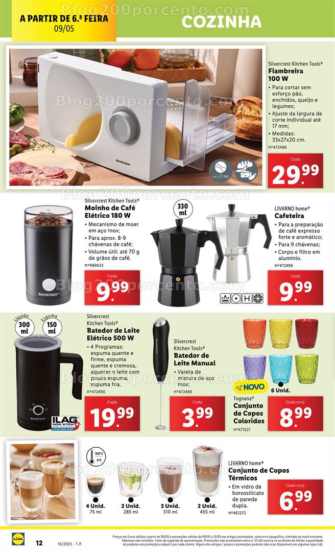Antevisão Folheto LIDL Oportunidades Promoções de 9 a 15 maio oportunidades 9 a 15 maio