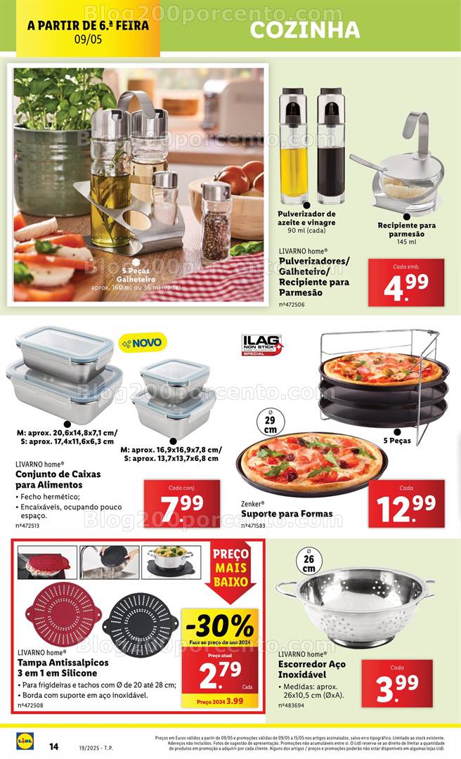 Antevisão Folheto LIDL Oportunidades Promoções de 9 a 15 maio oportunidades 9 a 15 maio