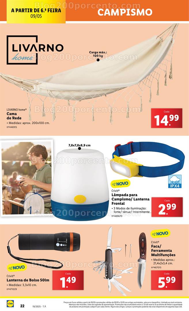 Antevisão Folheto LIDL Oportunidades Promoções de 9 a 15 maio oportunidades 9 a 15 maio