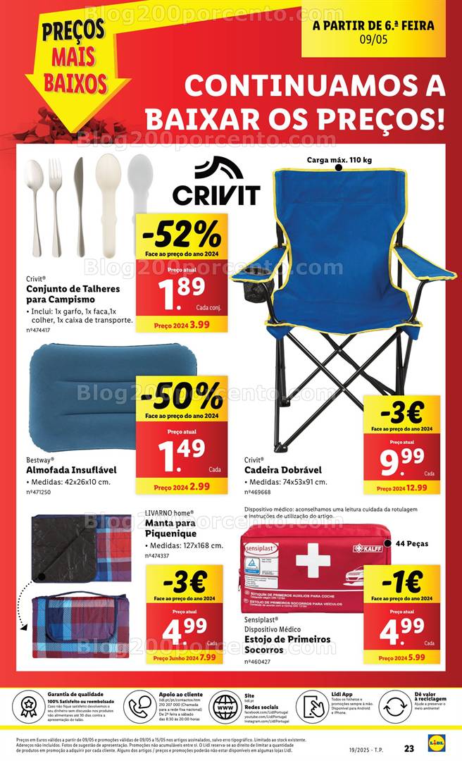 Antevisão Folheto LIDL Oportunidades Promoções de 9 a 15 maio oportunidades 9 a 15 maio