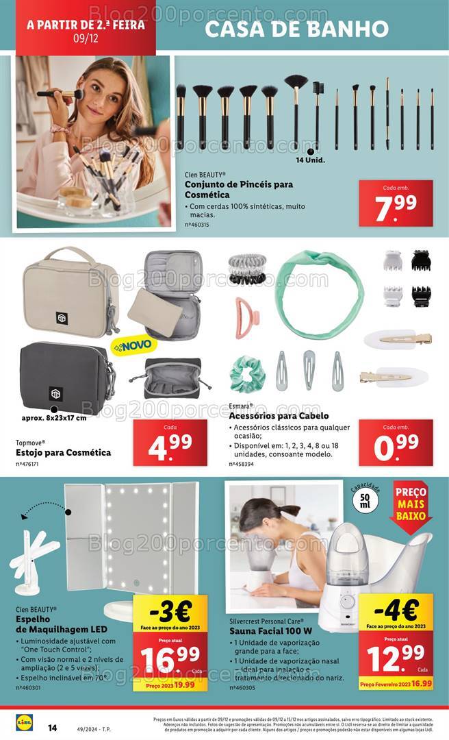Antevisão Folheto LIDL Especial Casa de Banho Promoções de 9 a 15 dezembro!