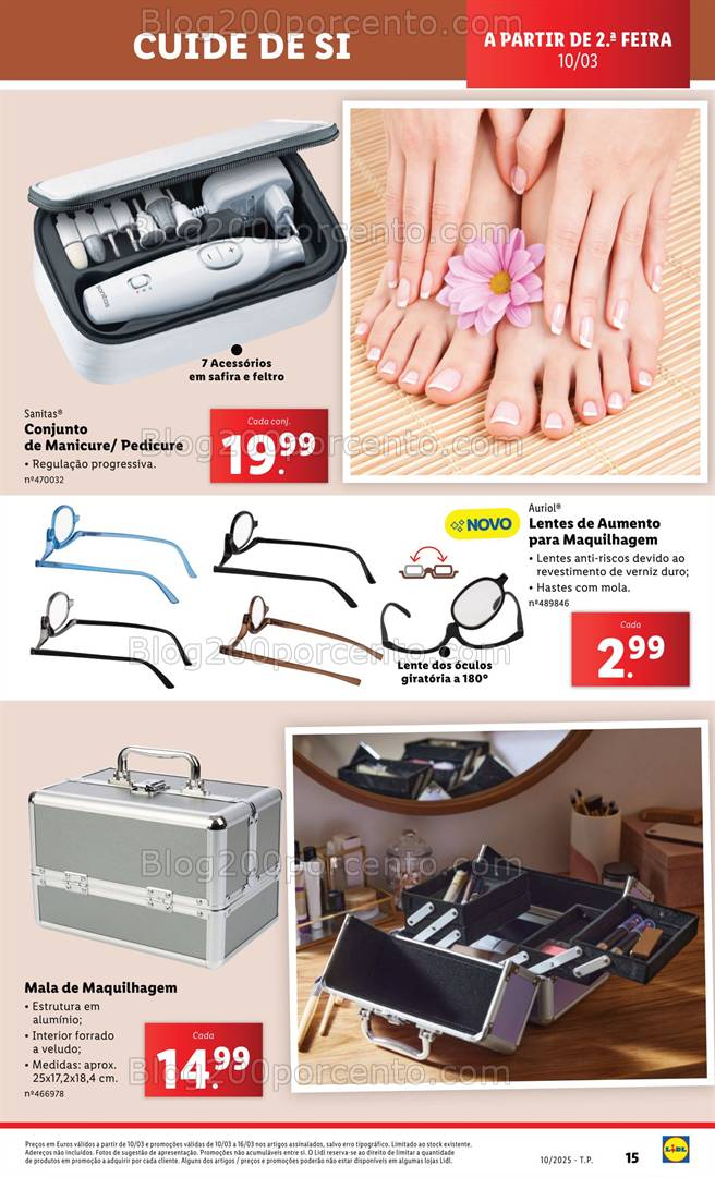 Antevisão Folheto LIDL Cuide de Si Promoções a partir de 10 março