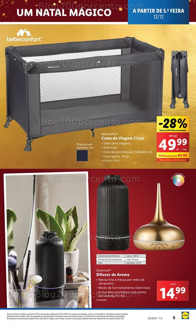 Antevisão Folheto LIDL Bazar Promoções a partir de 12 dezembro