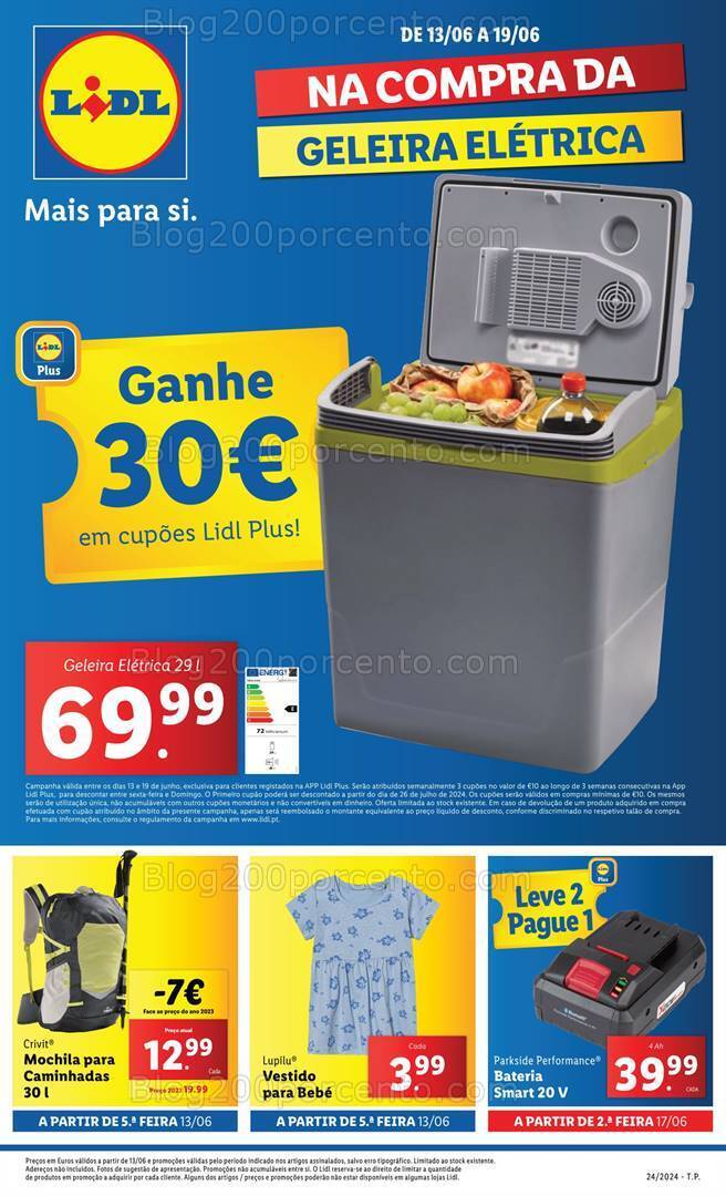 Antevisão Folheto LIDL Bazar Promoções de 13 a 19 junho