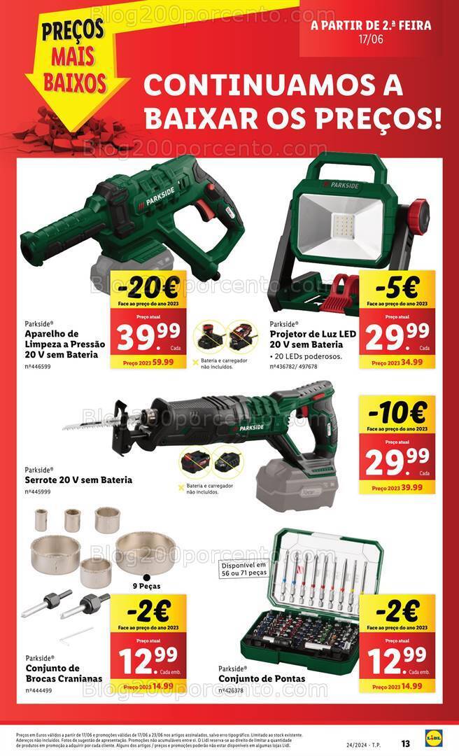 Antevisão Folheto LIDL Bazar Promoções de 13 a 19 junho