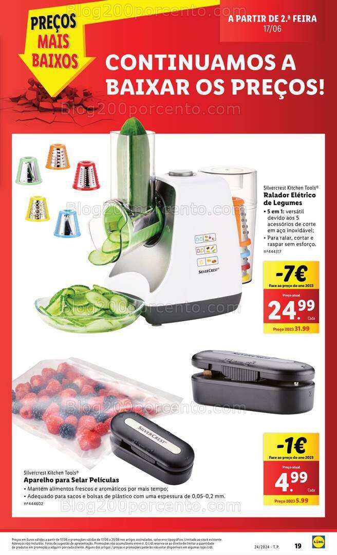 Antevisão Folheto LIDL Bazar Promoções de 13 a 19 junho
