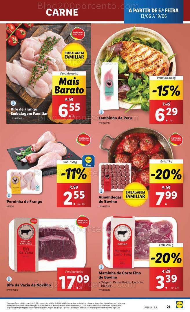 Antevisão Folheto LIDL Promoções de 13 a 19 junho