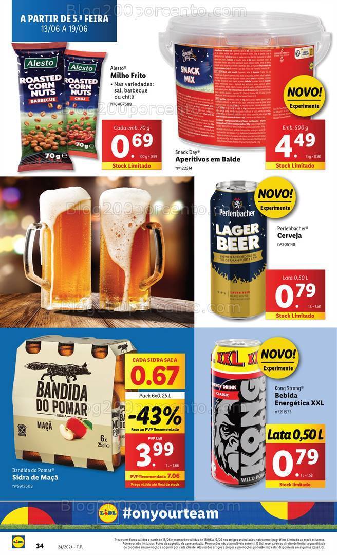 Antevisão Folheto LIDL Promoções de 13 a 19 junho