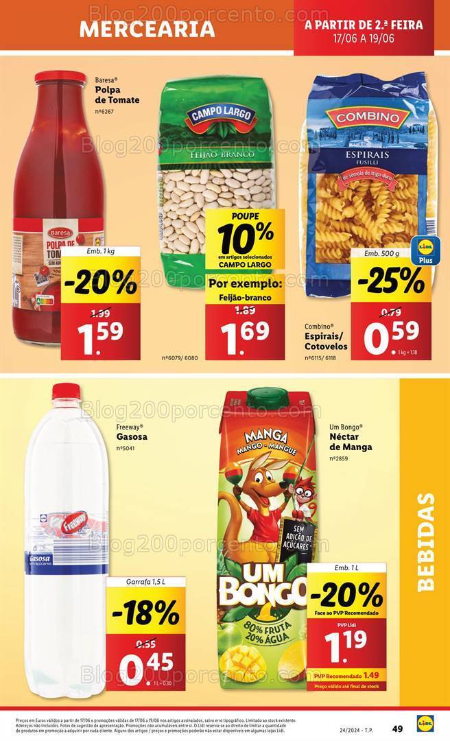Antevisão Folheto LIDL Promoções de 13 a 19 junho