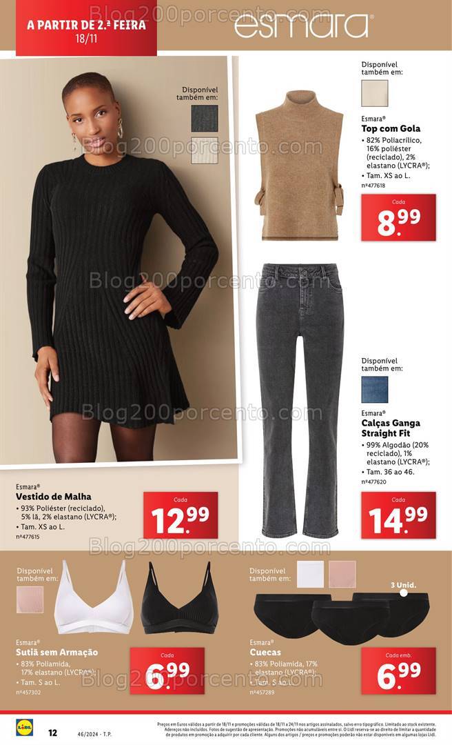 Antevisão Folheto LIDL Bazar Promoções de 14 a 20 novembro