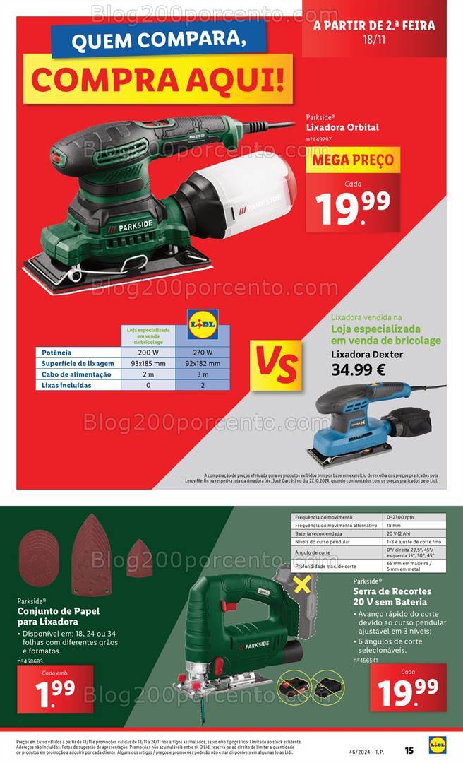 Antevisão Folheto LIDL Bazar Promoções de 14 a 20 novembro