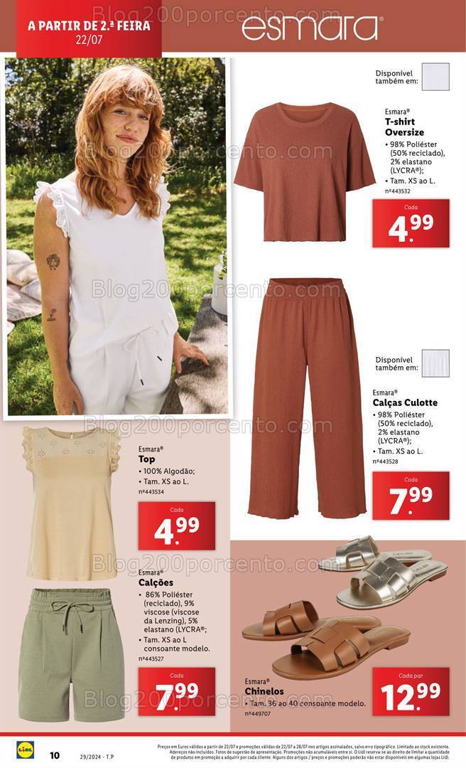 Antevisão Folheto LIDL Bazar Promoções a partir de 22 julho