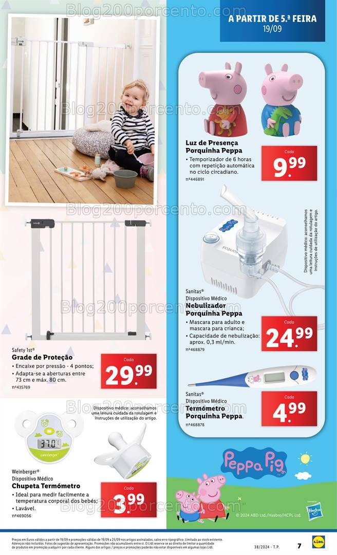 Antevisão Folheto LIDL Bazar Bebé e Mamã Promoções de 19 a 25 setembro