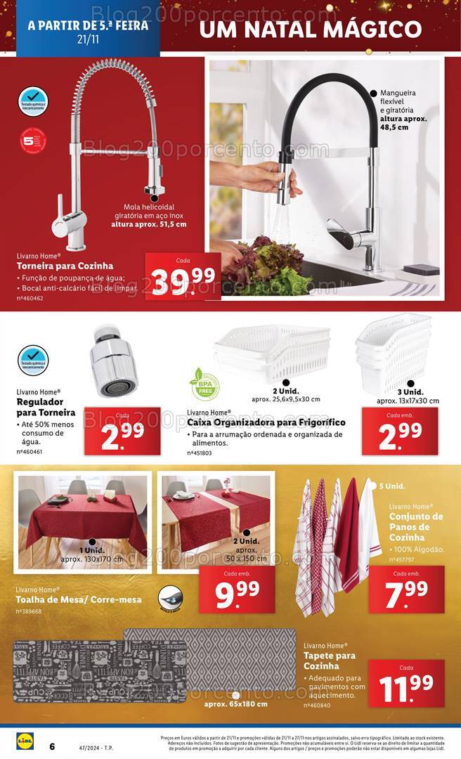 Antevisão Folheto LIDL Bazar Cozinha Promoções a partir de 21 novembro