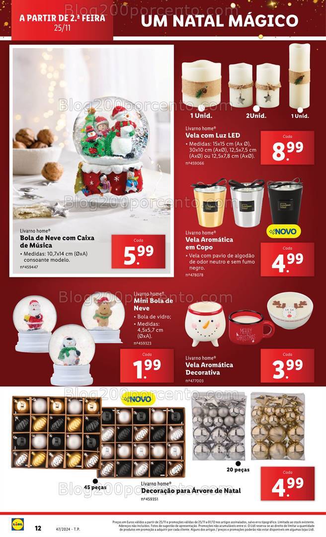 Antevisão Folheto LIDL Bazar Promoções a partir de 25 novembro