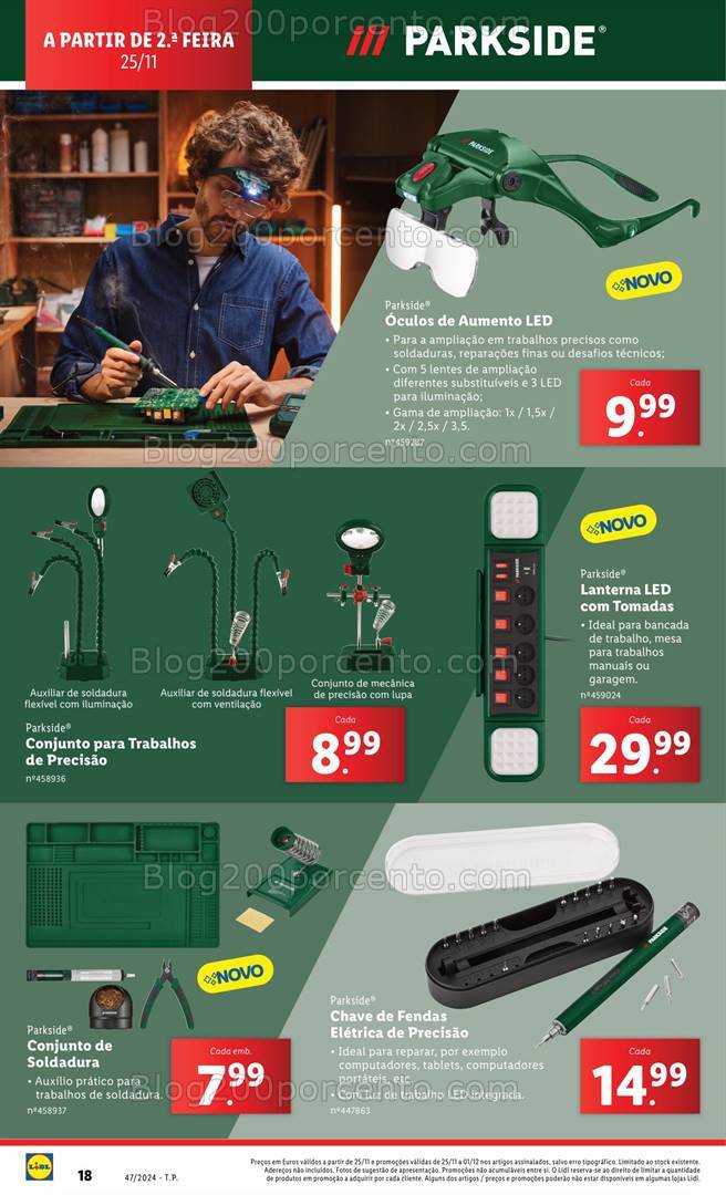 Antevisão Folheto LIDL Bazar Promoções a partir de 25 novembro