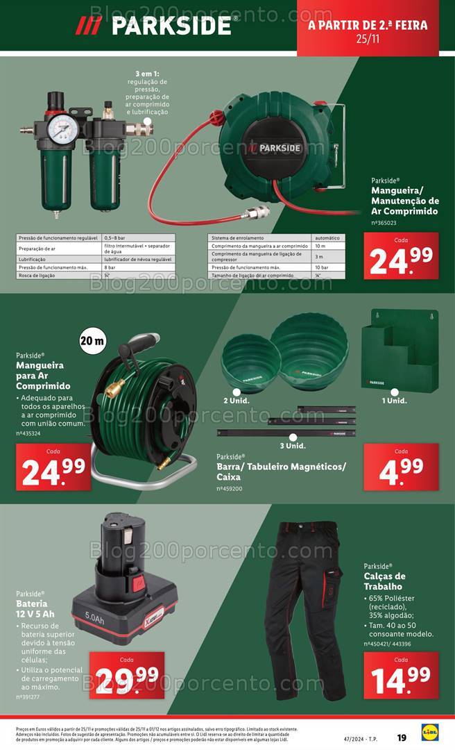 Antevisão Folheto LIDL Bazar Promoções a partir de 25 novembro