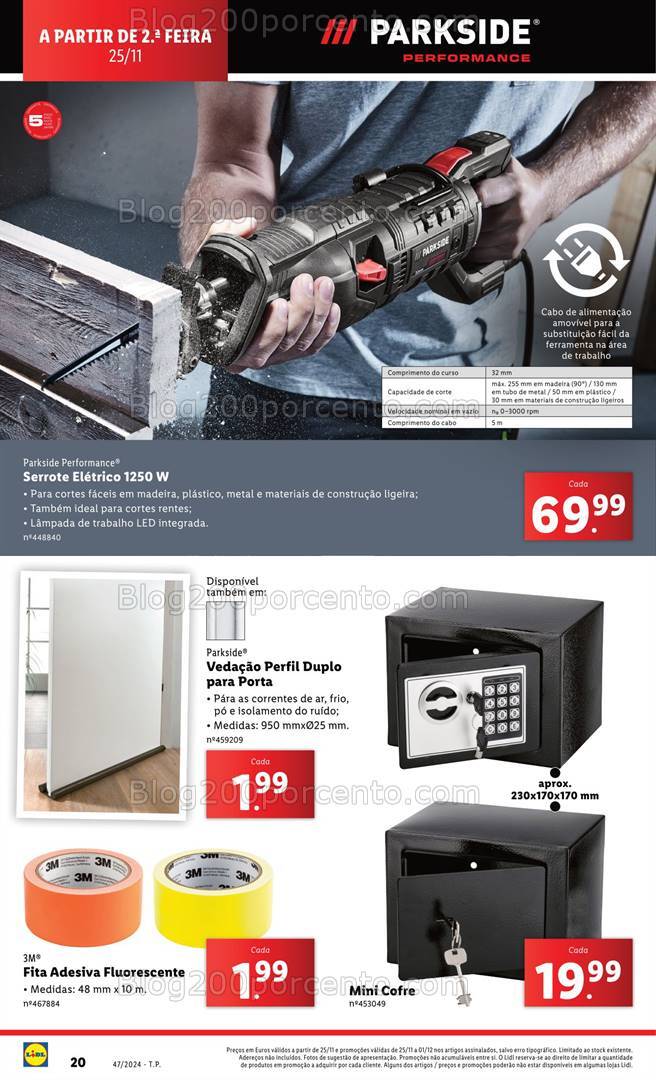 Antevisão Folheto LIDL Bazar Promoções a partir de 25 novembro