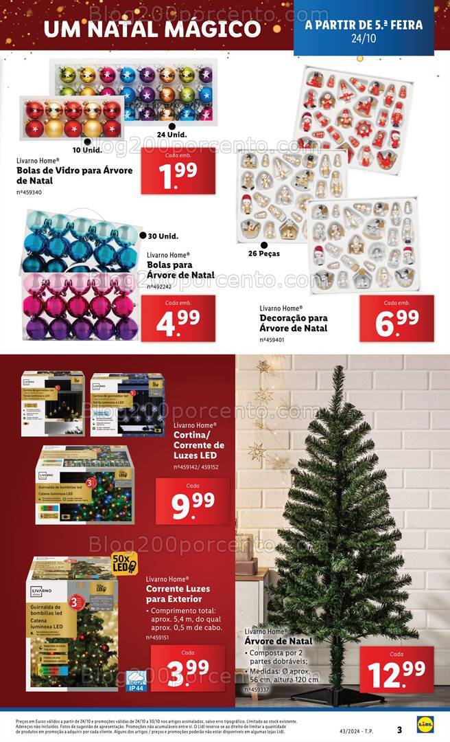 Antevisão Folheto LIDL Bazar Promoções de 24 a 30 outubro
