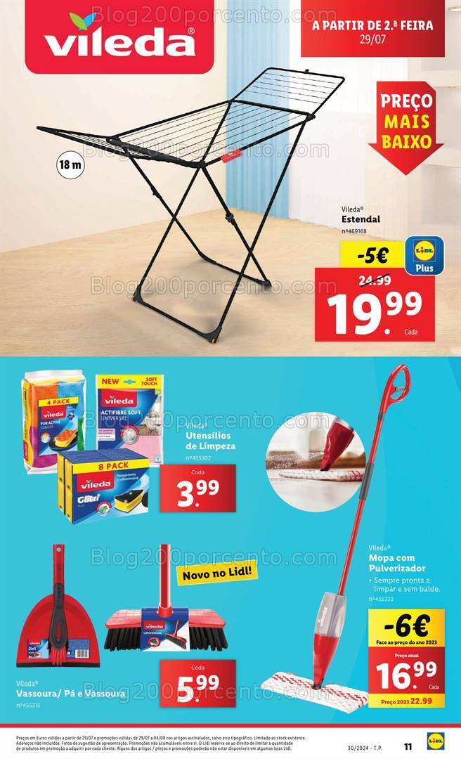 Antevisão Folheto LIDL Bazar Promoções de 25 a 31 julho