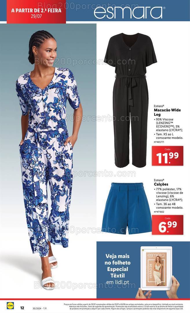 Antevisão Folheto LIDL Bazar Promoções de 25 a 31 julho