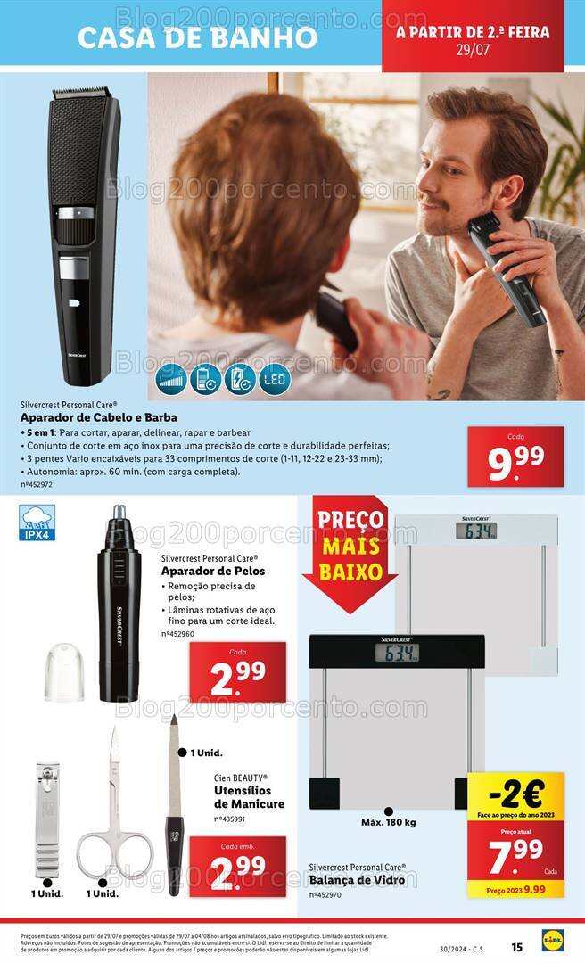 Antevisão Folheto LIDL Bazar Promoções de 25 a 31 julho