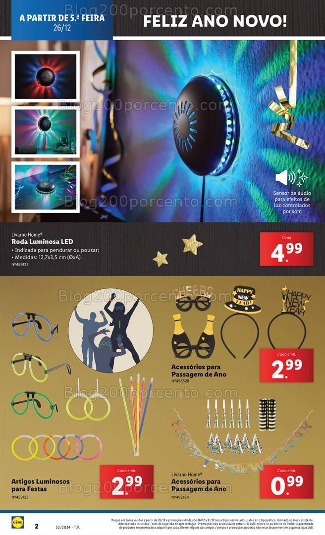 Antevisão Folheto LIDL Bazar Promoções de 26 dezembro a 5 janeiro
