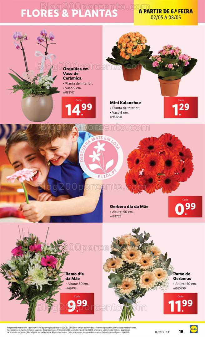 Antevisão Folheto LIDL Especial Dia da Mãe Promoções de 28 abril a 8 maio