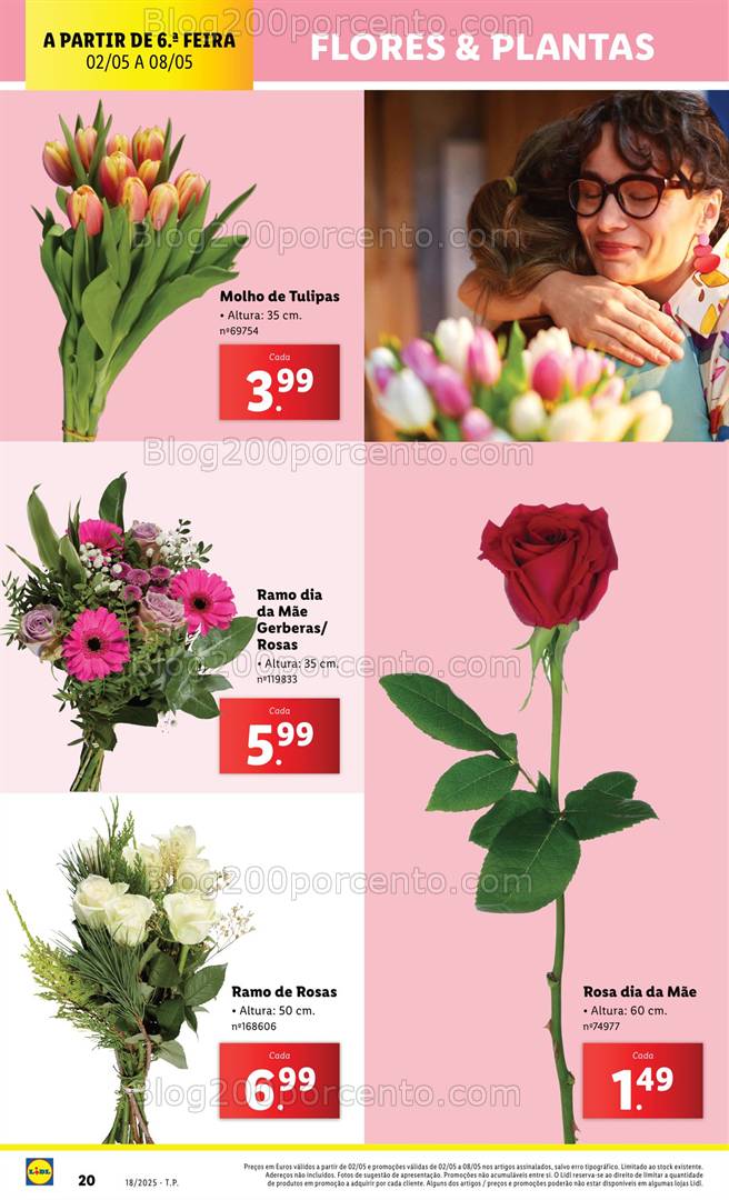 Antevisão Folheto LIDL Especial Dia da Mãe Promoções de 28 abril a 8 maio