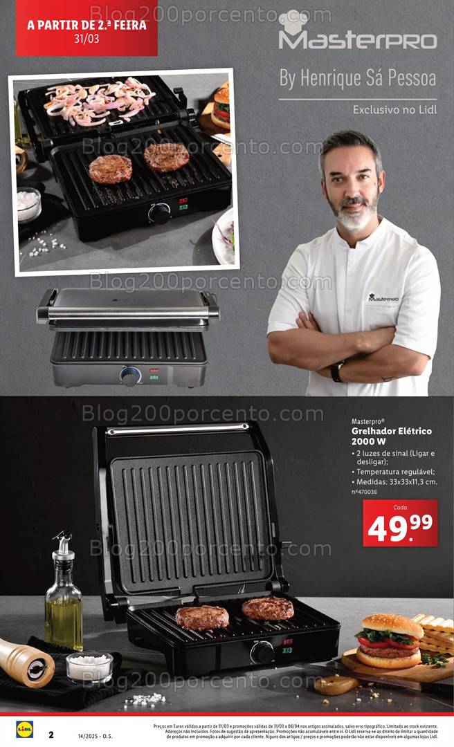Antevisão Folheto LIDL Especial Cozinha Promoções 31 março a 6 abril