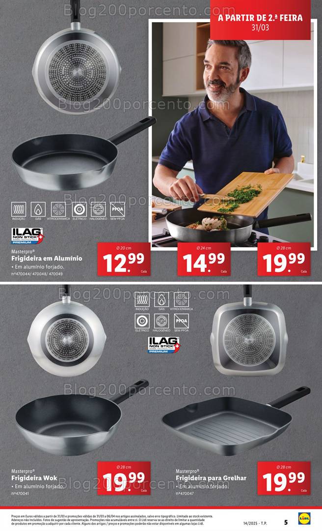 Antevisão Folheto LIDL Especial Cozinha Promoções 31 março a 6 abril
