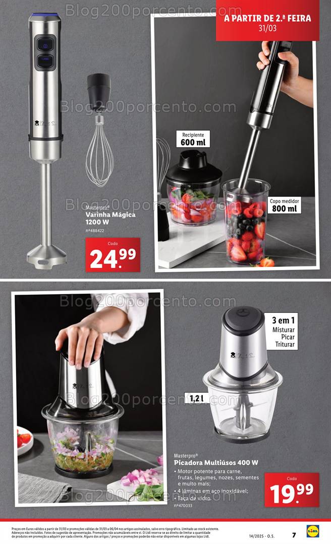 Antevisão Folheto LIDL Especial Cozinha Promoções 31 março a 6 abril