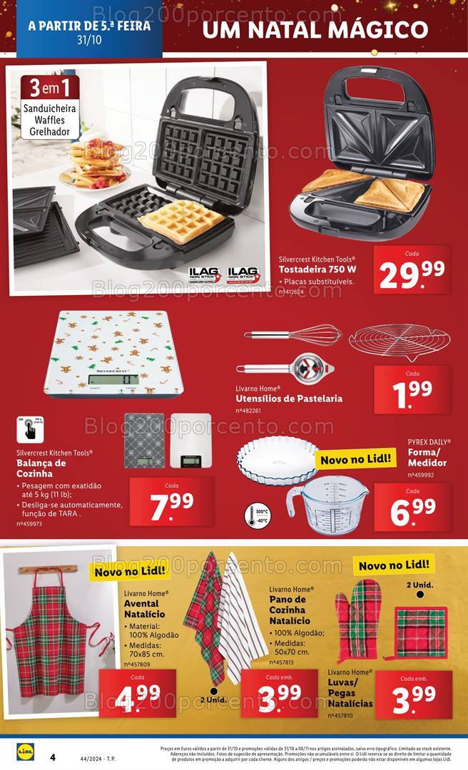 Antevisão Folheto LIDL Bazar Promoções de 31 outubro a 6 novembro