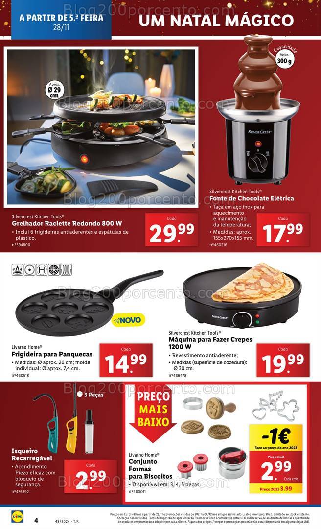 Antevisão Folheto LIDL Bazar Promoções de 28 novembro a 4 dezembro